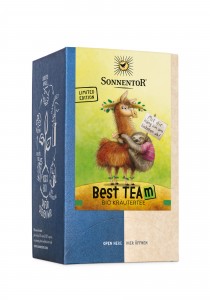 Sonnentorr Best Team Lama Faultier Tee hoch